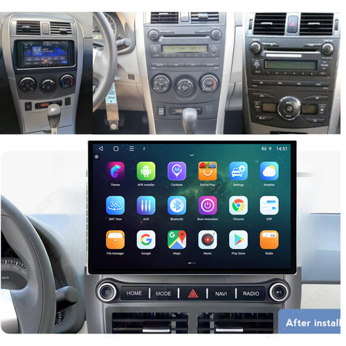 TOYOTA COROLLA ANDROID SCREEN PLAYER