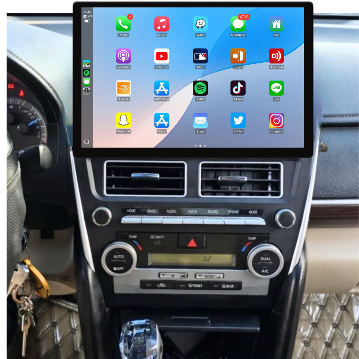 CAMRY ANDROID SCREEN MODEL 2012-2017
